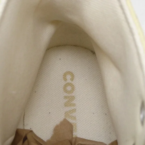 Converse Womens Chuck Taylor Lugged Yellow Floral Embroidered Sneakers 7.5 - Picture 7 of 9